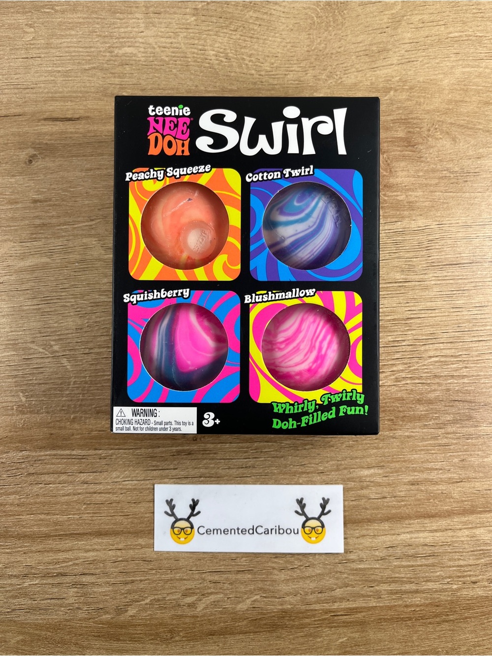 NeeDoh Teenie Swirl 4 Pack NEW SEALED